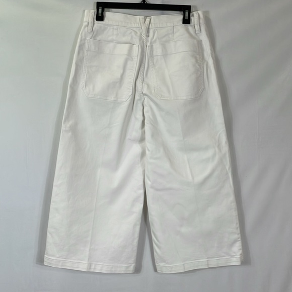 J. Crew Point Sur Wide Leg Cropped Pant Size P30 Petite EUC - Picture 3 of 10